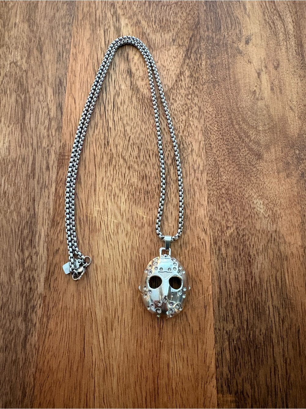 Jason Voorhees charm and necklace